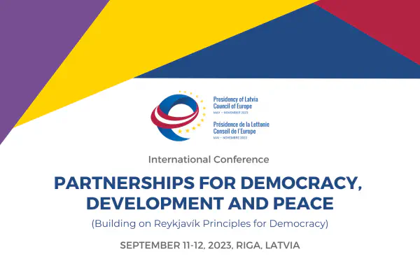 International Conference PARTNERSHIPS FOR DEMOCRACY, DEVELOPMENT AND PEACE - application continues