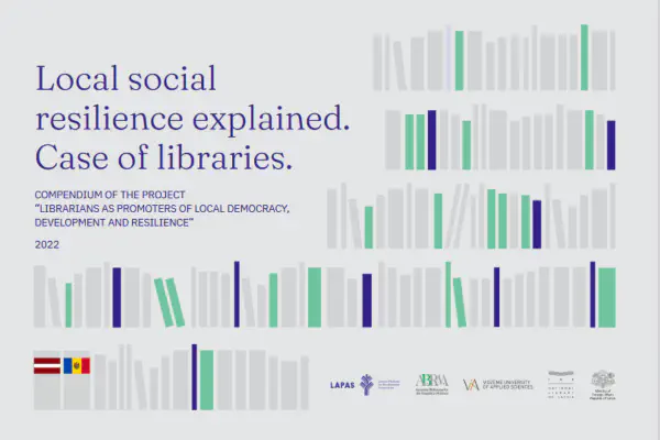 Local social resilience explained. Example of libraries.