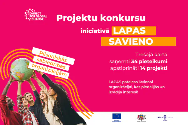 LAPAS savieno! Izvērtēti projektu konkursa trešās kārtas projekti!