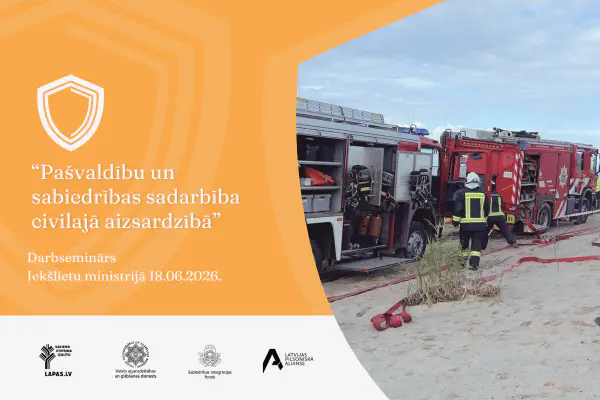 Pašvaldību un NVO pārstāvji veicinās sadarbību krīzes situācijās